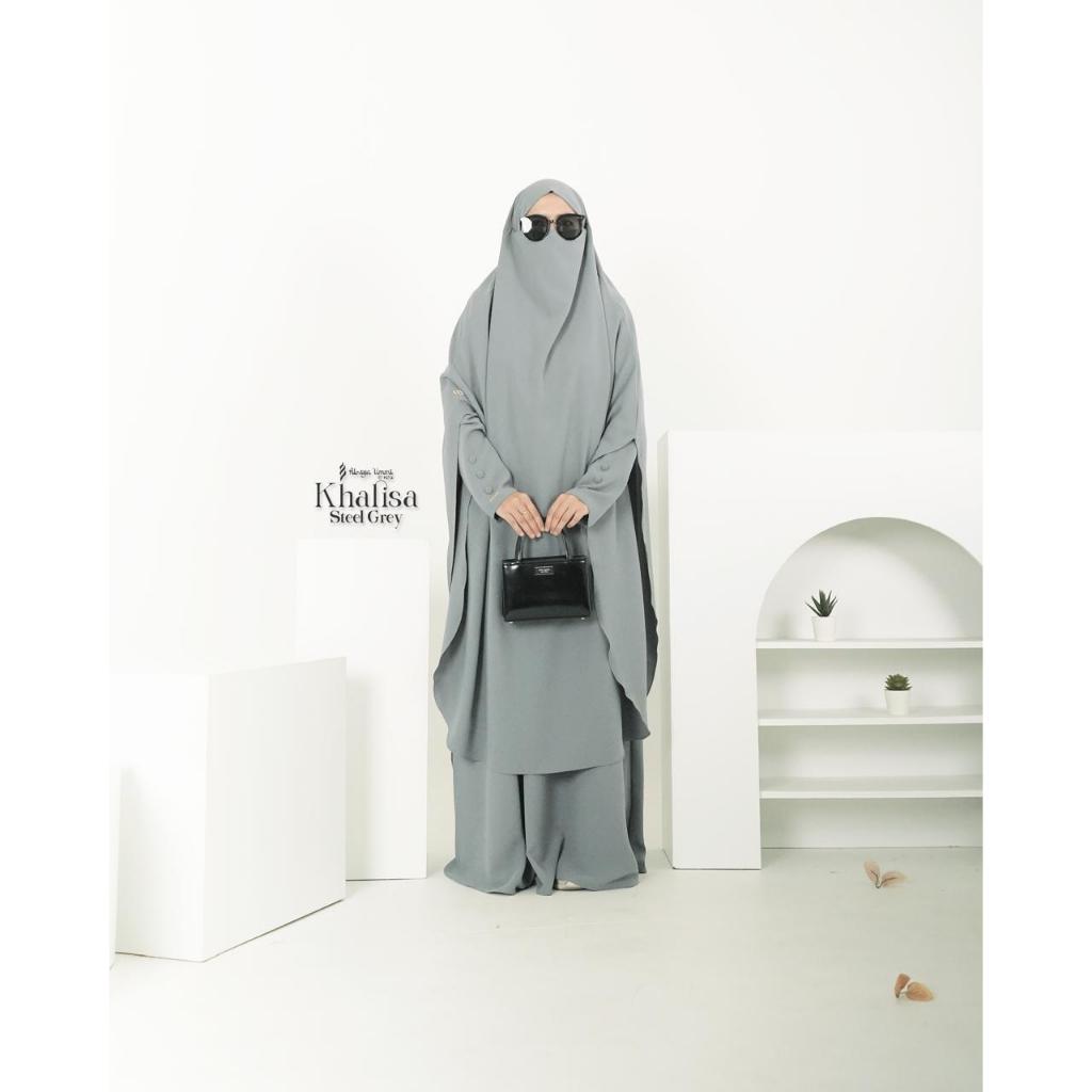 Khalisa Abaya Soft (Abaya Only) | Abaya Ummi By Masya | Abaya | Gamis | Dress | Haji | Umroh