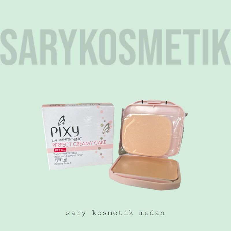 sarykosmetik - PIXY CREAMY CAKE REFILL - ISI ULANG BEDAK BASAH PADAT PIXY CREAMY CAKE PINK