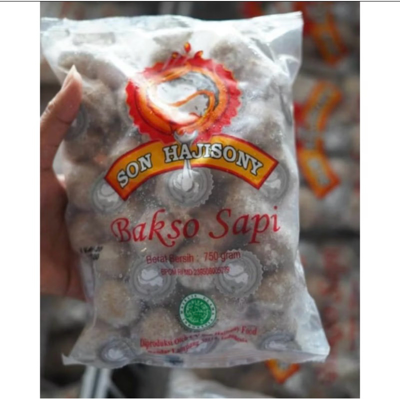 

Bakso Sapi Son Haji Sony berat 750gram isi 50pcs