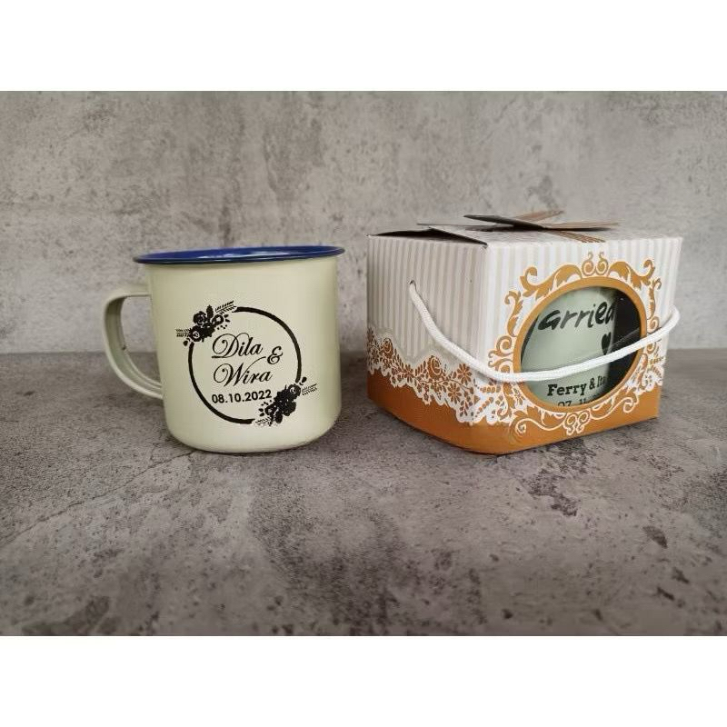 Souvenir Enamel kemasan box