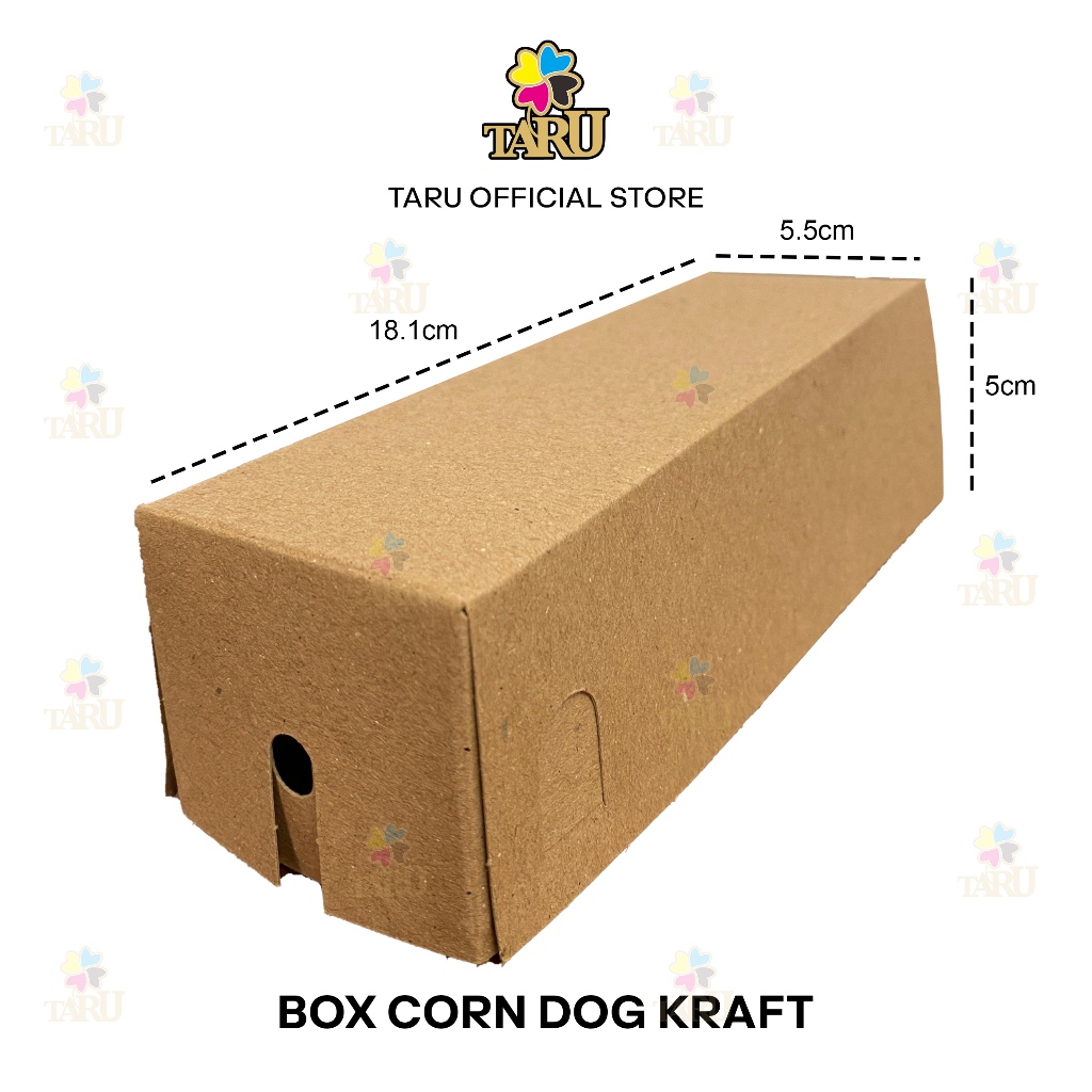 Box Dus Kotak Corndog Kraft Taru
