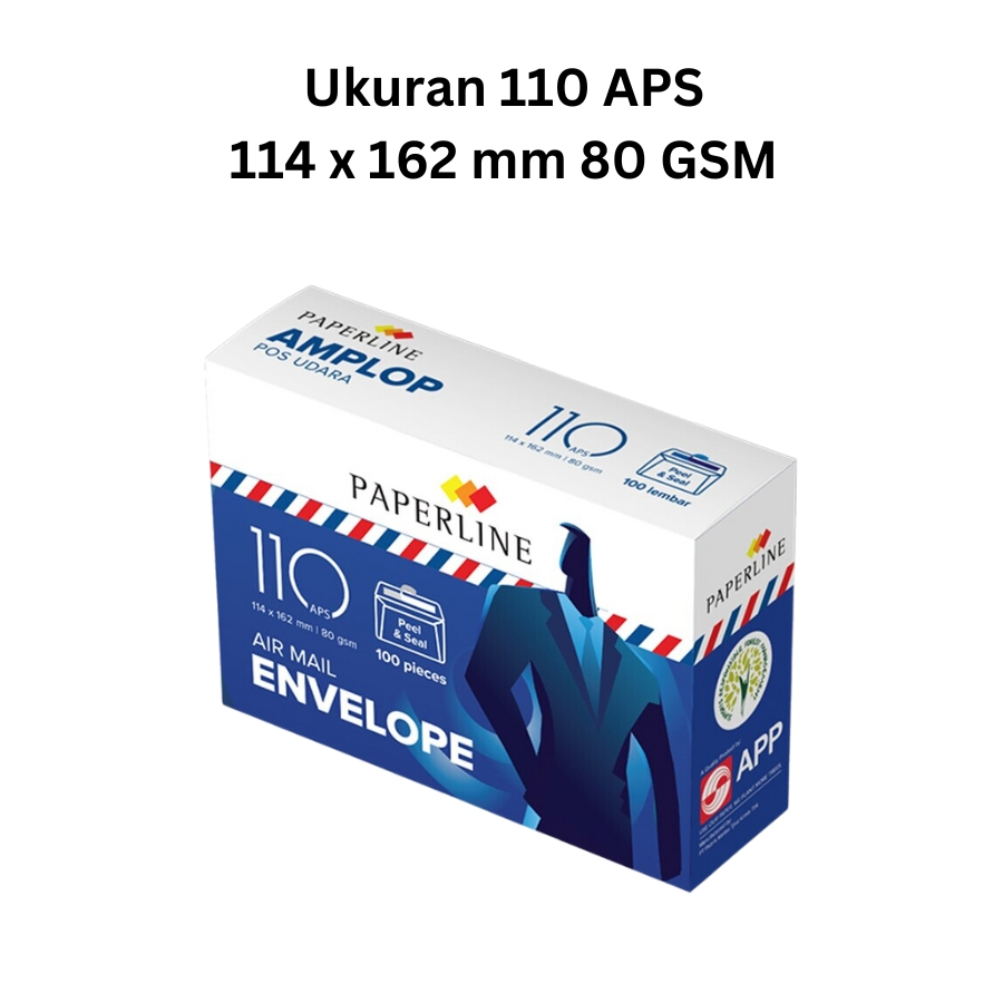 

Amplop Udara Tanggung 110 Paper Airmail APS isi 100