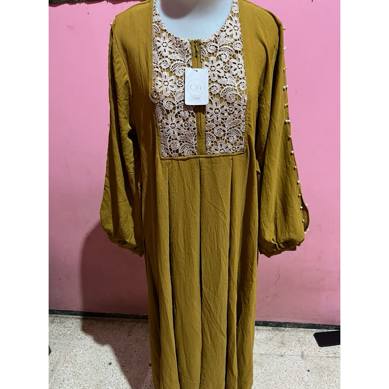 baju payung jumbo LD 110 panjang 140 cocok buat kondangan bahan adem