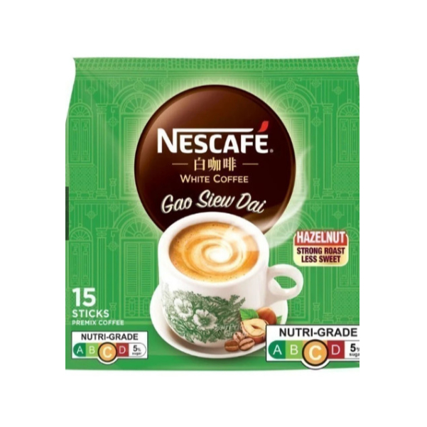 

Neskafe White Coffee Hazelnut Singapore Kopi