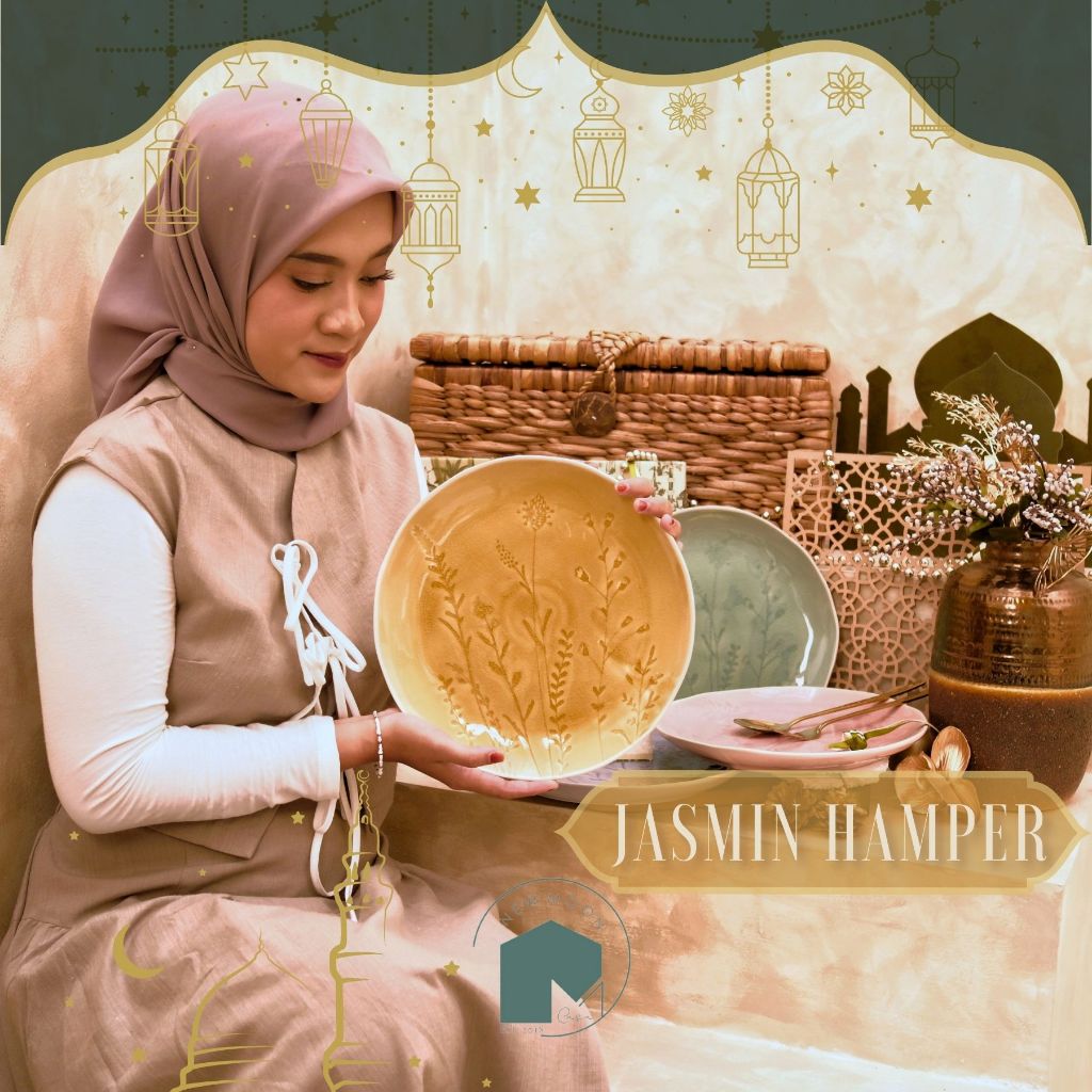 

SET 2 hampers lebaran gift idul fitri hadiah ramadhan JASMIN kado ramadan hamper parsel hari raya gift parcel premium plate piring tableware hamper kado