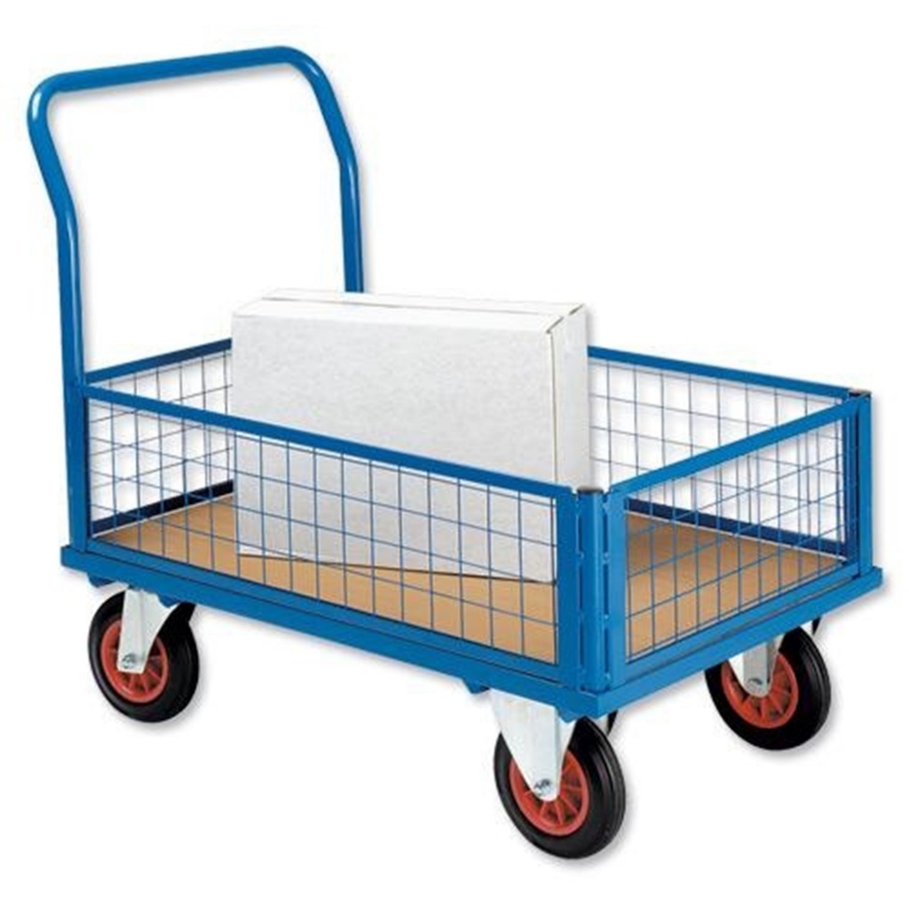 TROLI BARANG BESI SERBAGUNA KAPASITAS BESAR TROLLEY BESI