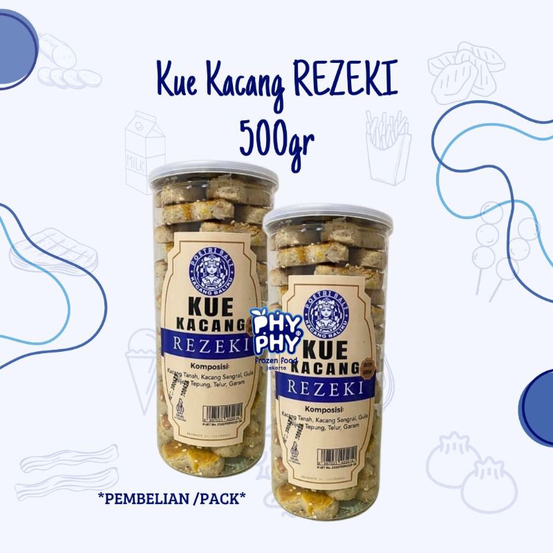 

Kue Kacang Rezeki Toples 500gr