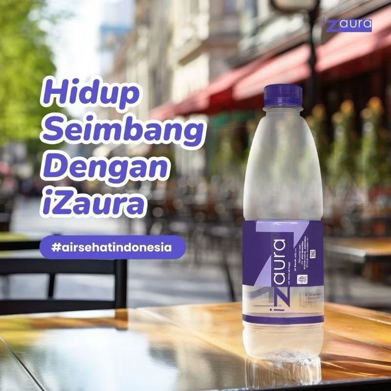 

Izaura Alkaline Water Ph tinggi bersifat adaptif 1 Dus isi 12 botol uk 600ml