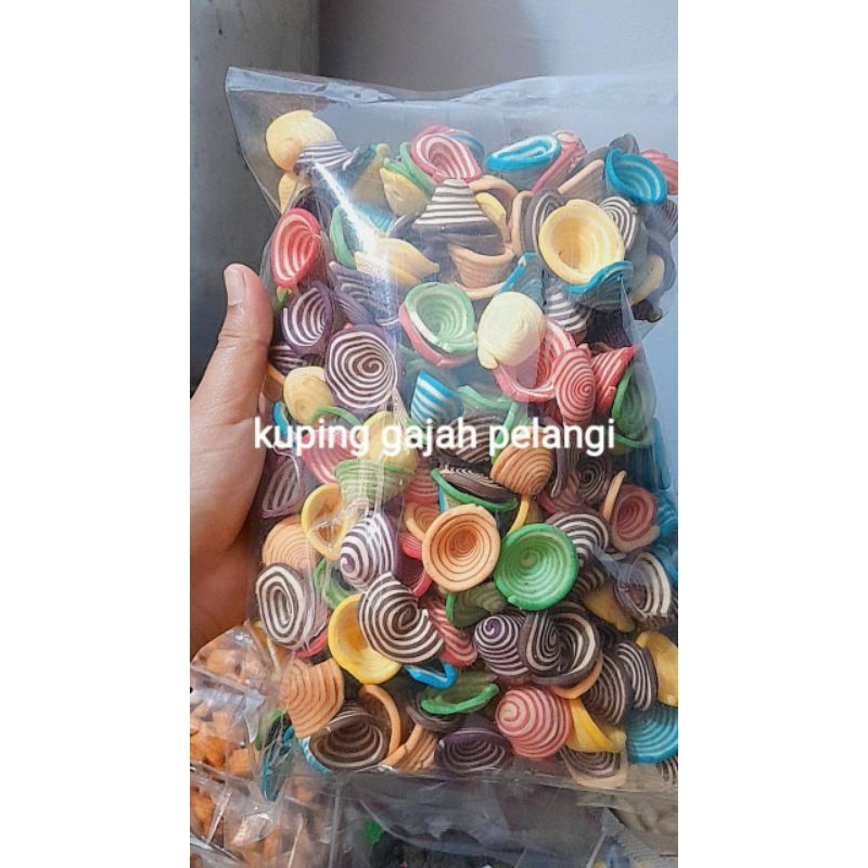 

KUPING GAJAH PELANGI BERAT 500GR