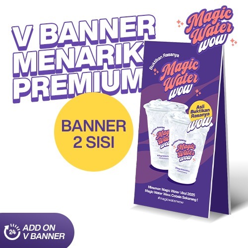 

V BANNER MAGIC WATER / MAGIC WATER WOW / MAGIC WATER POWDER
