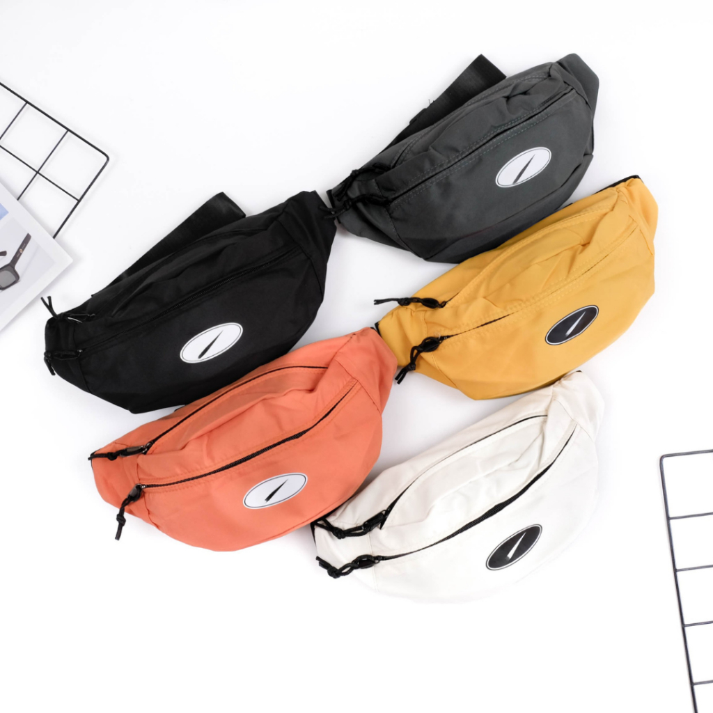 Tas Selempang Waistbag  Pria Wanita Tas Dada Slingbag Bahan Parasut #SA592