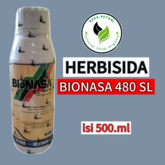 Obat Pembasmi Rumput BIONASA Herbisida 480 SL Tersedia Kemasan 500.ml