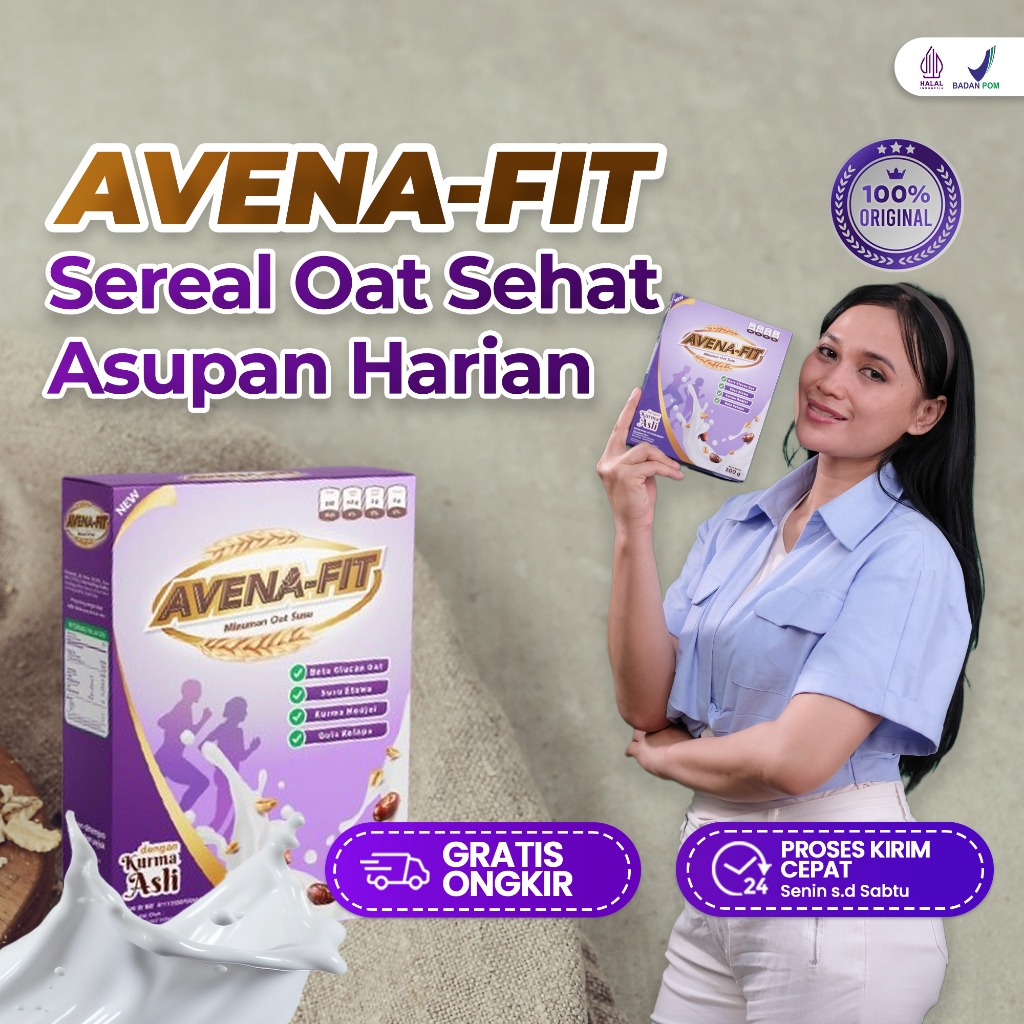 

AVENAFIT Sereal Sehat Oat untuk Kolesterol Rendah dan Kesehatan Jantung Original