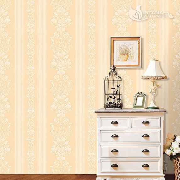 Wallpaper Stiker Dinding Wallsticker Motif Polos Tekstur Gold Kuning CY 1186 - 45 cm x 10 meter Deko