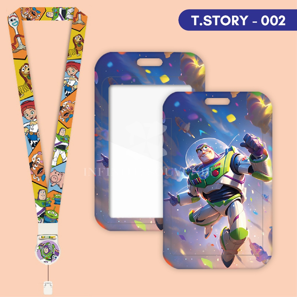 

ATH (N017) ID Card Holder Tali Yoyo Toy Story / Nametag Yoyo Buzz / Woody / James / Bunny / Potato /