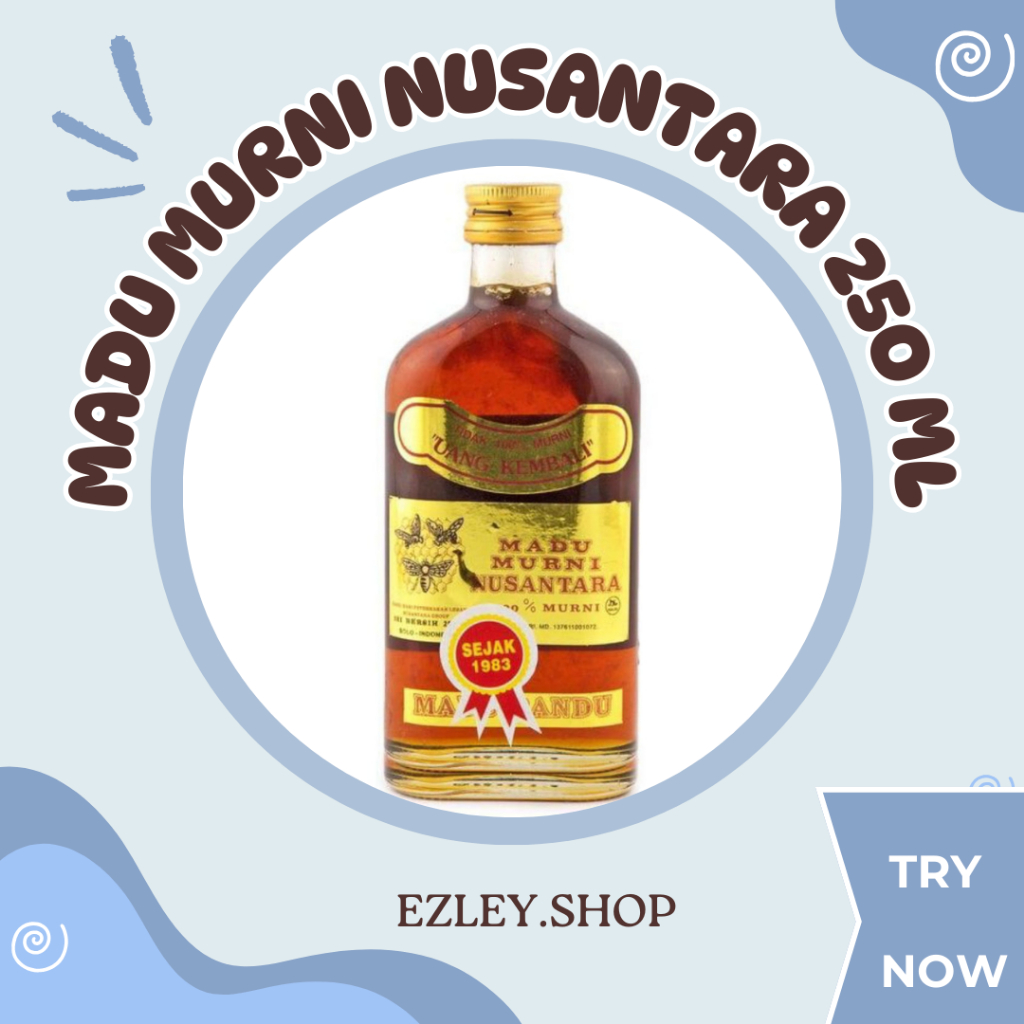 

Madu Nusantara Murni 250 ml Original 100% / Madu Asli Nusantara / Madu Sehat / Madu Original Asli / Madu Berkualitas / Madu Terlaris / Madu Ampuh