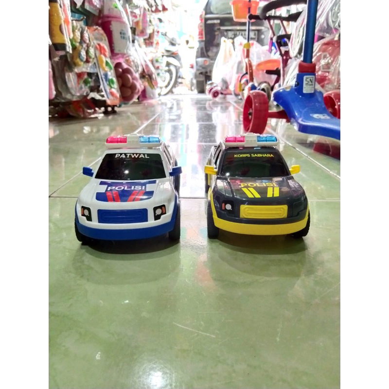 NiceSoo Mainan Mobil Pick Up Polisi