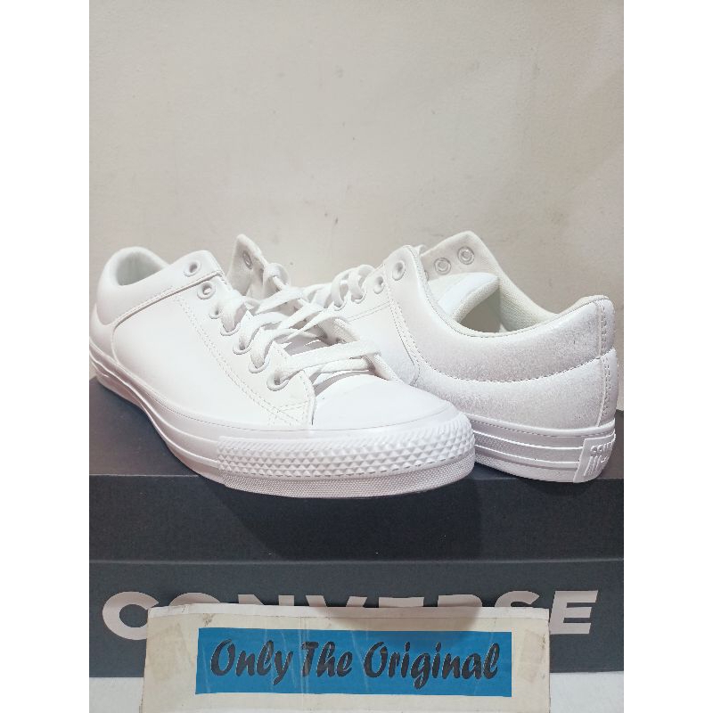 Sepatu Sneakers Pria / Wanita Conversee  CTAS High Street OX. White