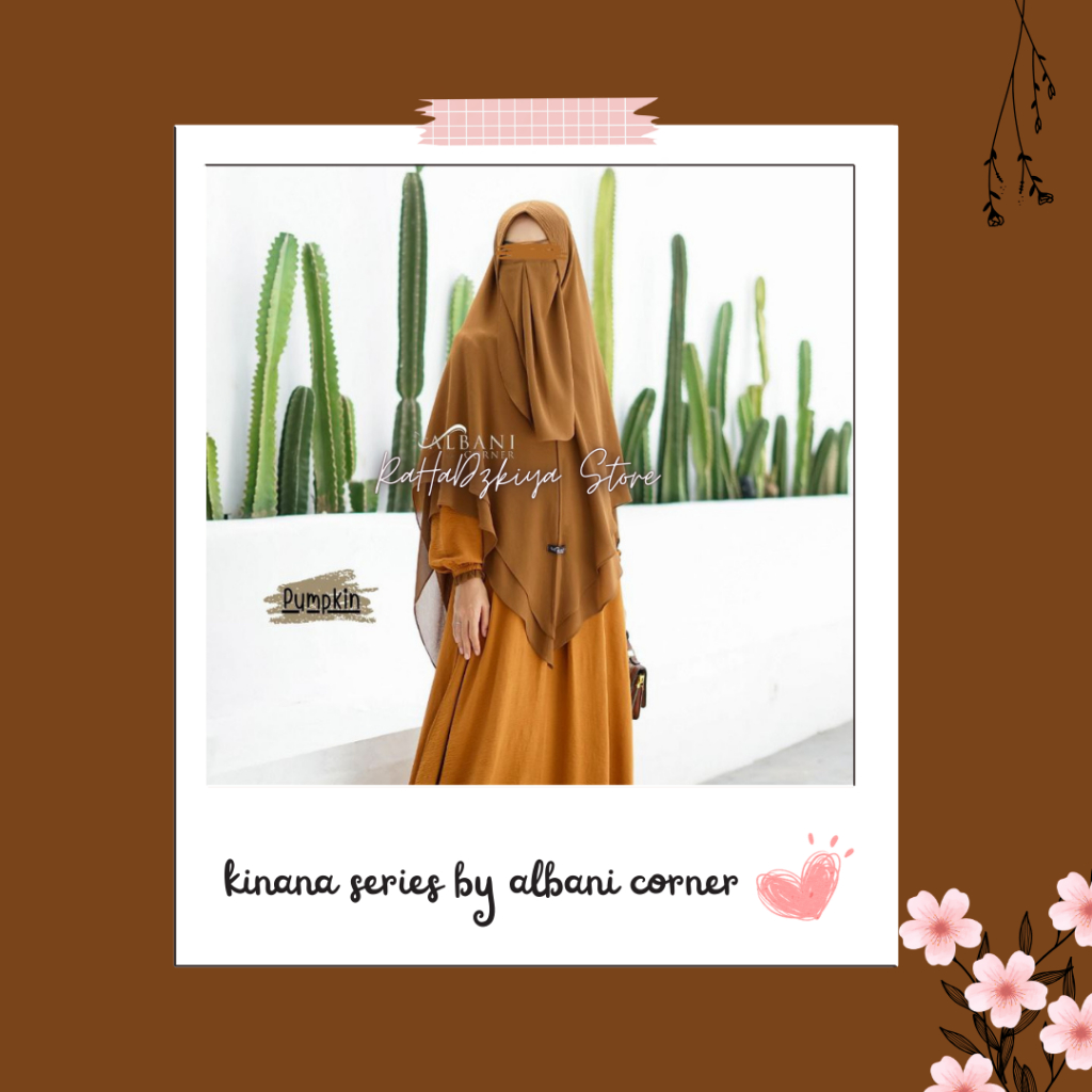 Gamis wanita dewasa kinana series by albani corner