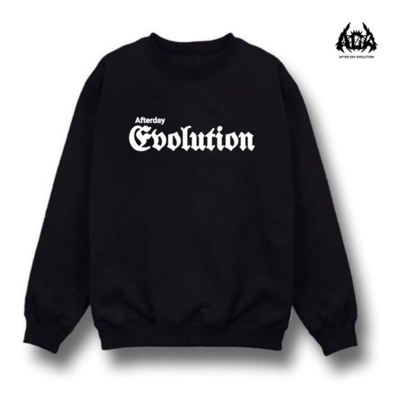 Crewneck afterdayevolution fontx fleece cvc 280gsm
