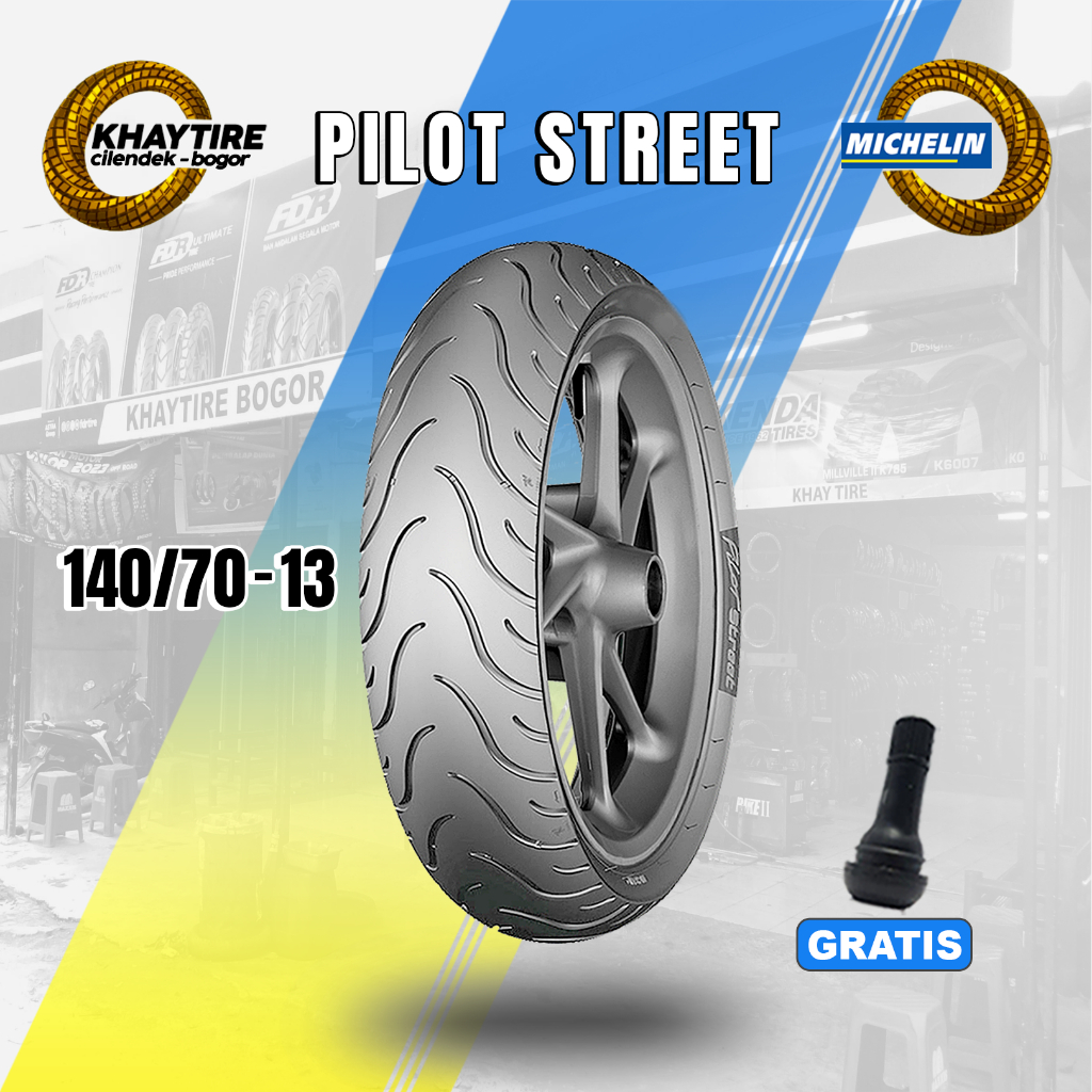 Ban Belakang Motor Nmax MICHELIN PILOT STREET 140/70 Ring 13 Tubeless