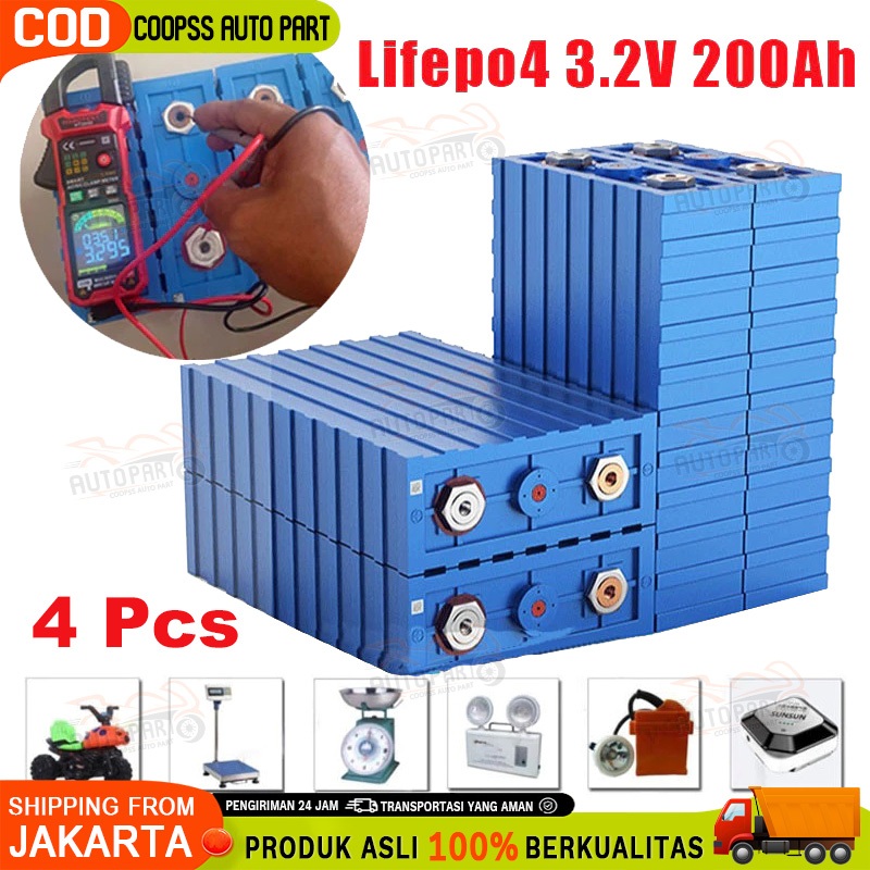 Barang baru Baterai Lifepo4 CATL 200AH Baterai Baterai Surya Kekuatan Besar 3.2V 30ah/120ah/200ah Ba