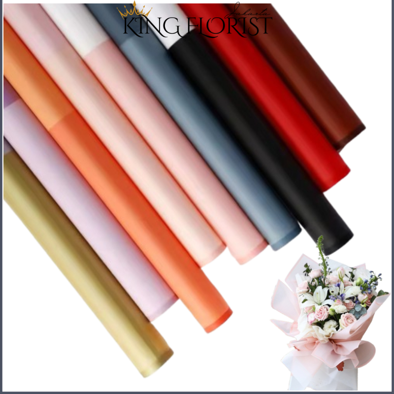 

Kertas Bunga Cellophane Kombinasi 2 warna Flower Wrapping Paper Bi Colour 6024