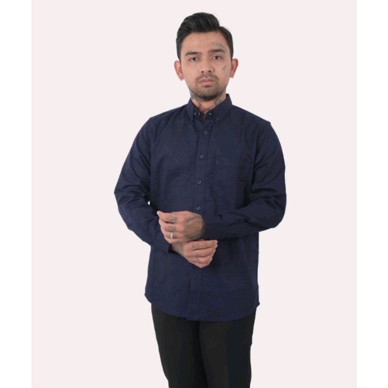 Kemeja pria polos premium/kemeja kantor/F2D distro