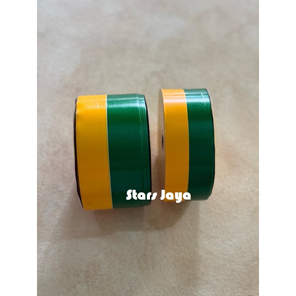 

Pita Jepang Kuning Hijau, Pita Plastik, Pita Hias
