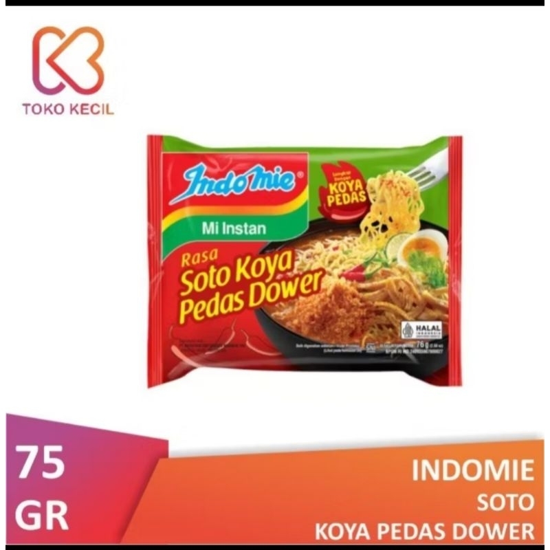 

Indomie soto koya pedas dower 20 bungkus