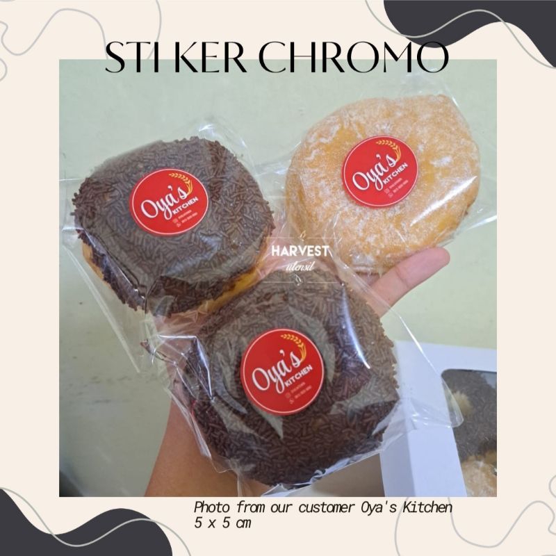 

Cetak Print Sticker Chromo Label Toples Makanan Jualan Minuman Cookies Kue Kering Snack Pempek Frozen Food Hampers