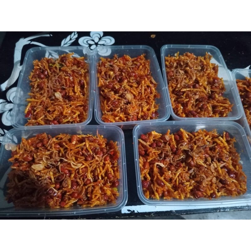 

Balado Kering Tempe Kentang Teri Kacang