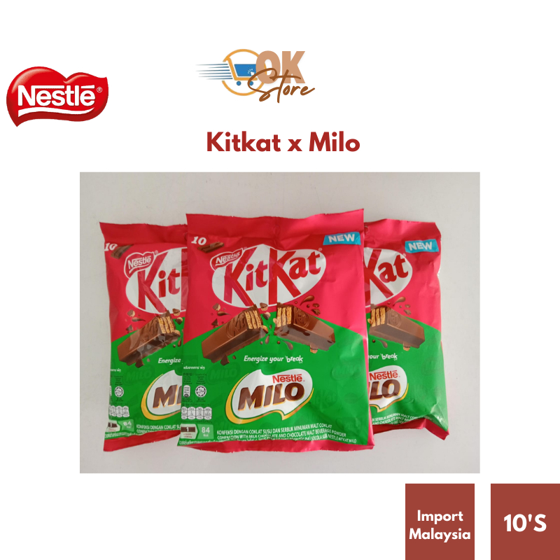 

Nestle Kitkat x Milo Isi 10's (Import Malaysia) (Expiry 16 November 2025)