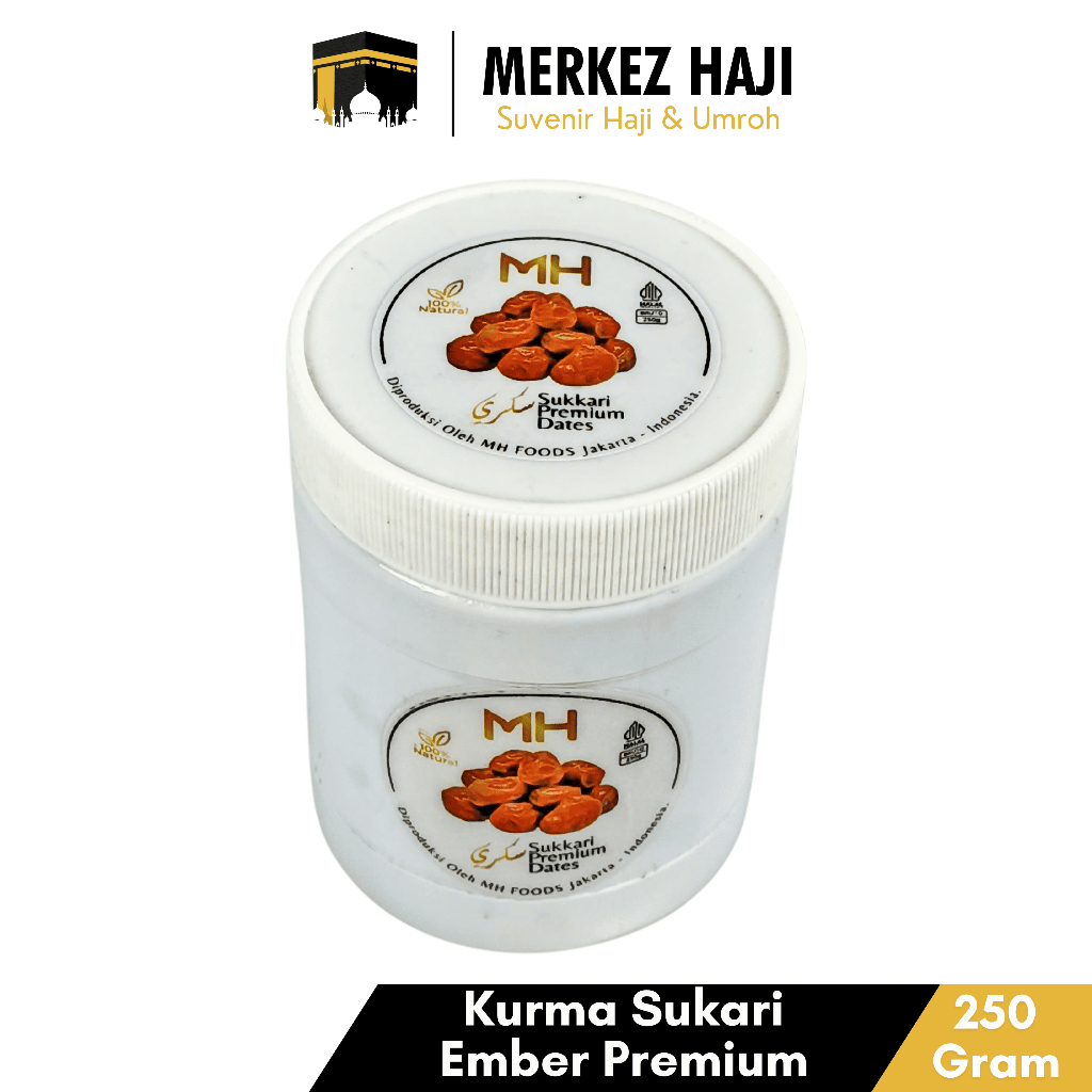 

Kurma Sukari al qassim Ember 250 Gram Grade A Premium | Kurma Sukkari Madu Oleh Oleh Haji dan Umroh
