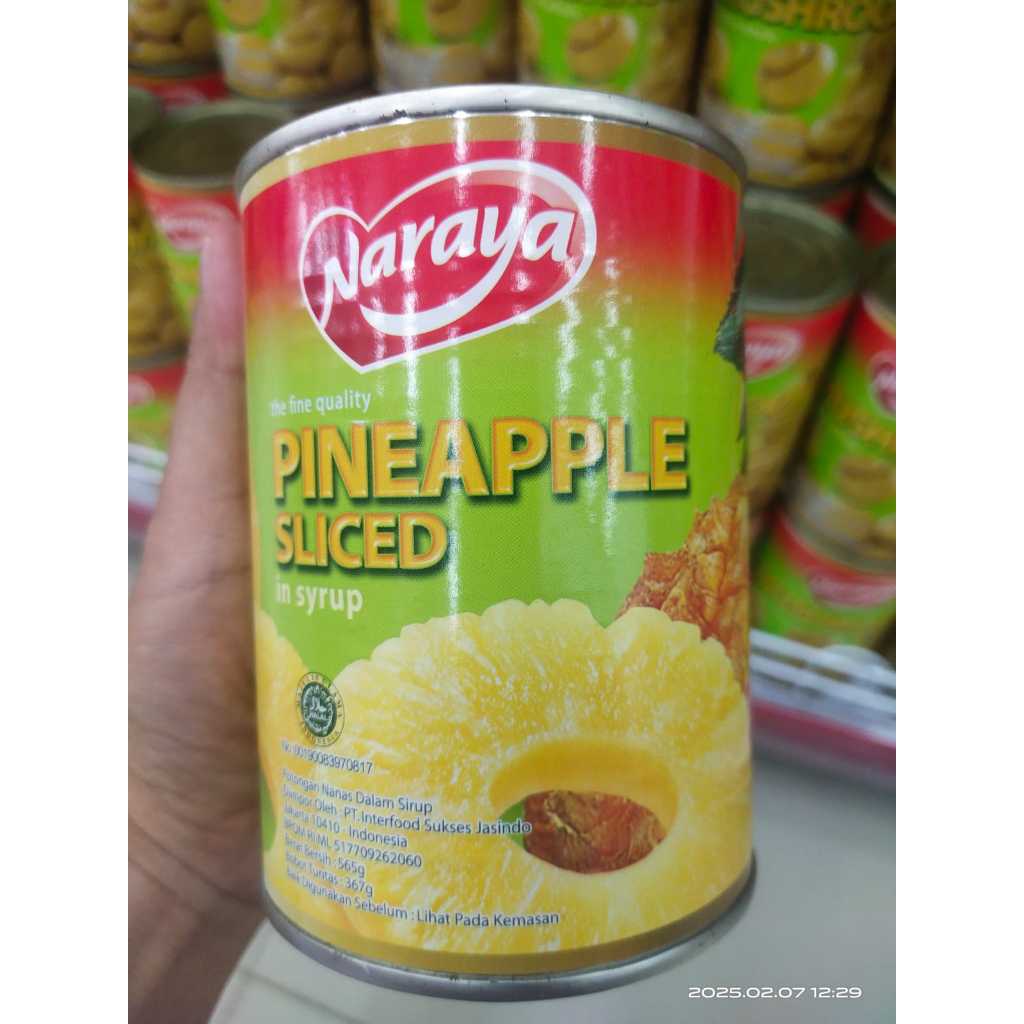 

Naraya / Naraya Buah Kaleng / Naraya Lychee / Naraya Rambutan / Naraya Pineapple Sliced / Naraya Mushroom