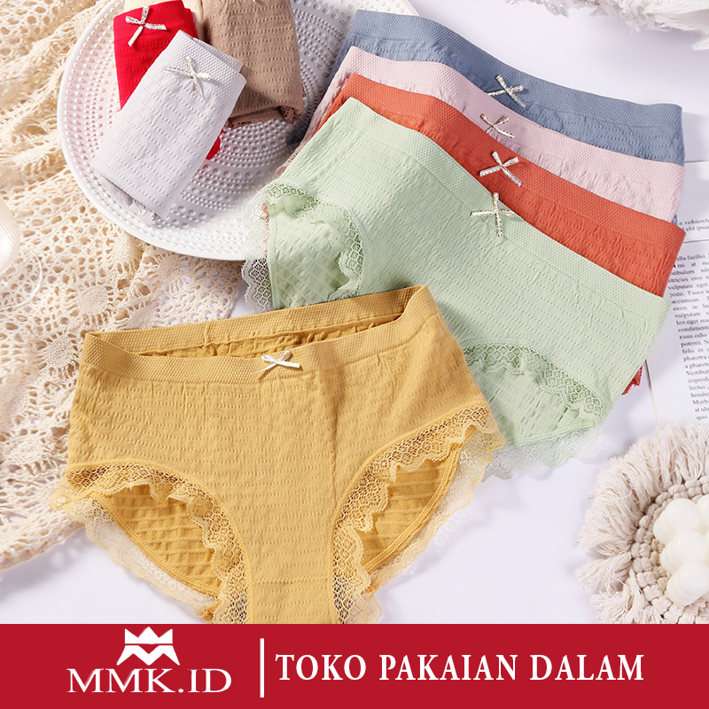 Celana Dalam Wanita Dewasa Sexy Melar Cd Renda Cewek Motif Polos