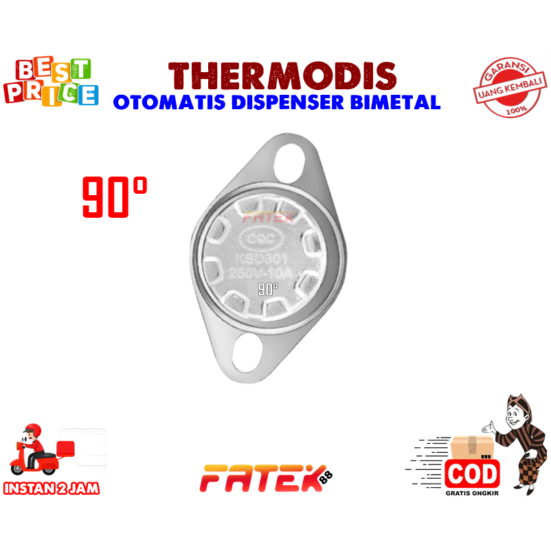 THERMODIS 90 DERAJAT / THERMOSTAT DISPENSER | OTOMATIS THERMO FUSE | BIMETAL THERMODIS DISPENSER