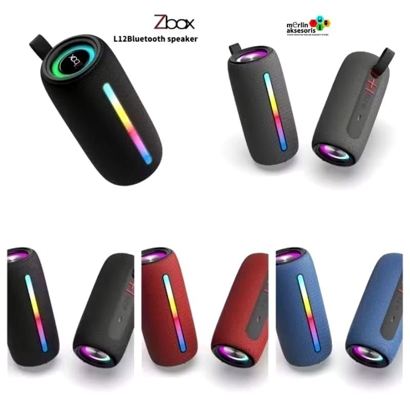 Speaker bluetooth ZBOX L12 LED speaker portable wireless