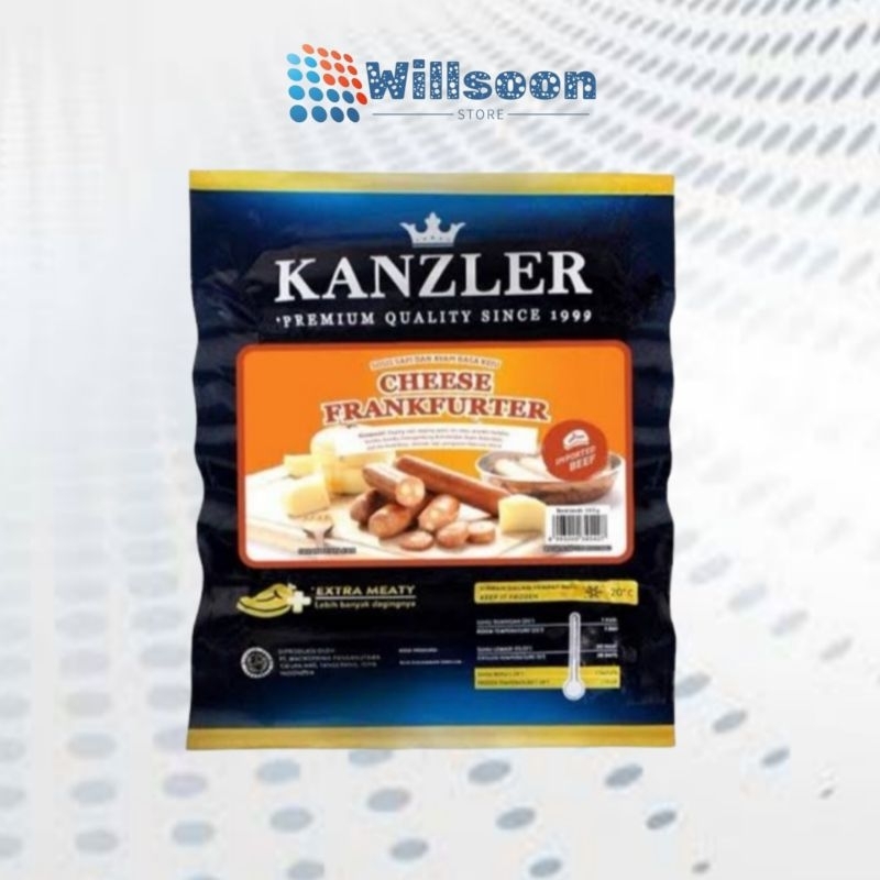 

Kanzler Cheese Frankfurter Sosis Kanzler 360gr