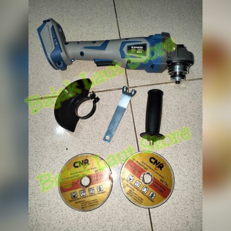 Gerinda Cordless kamolee 4 inch Dinamo Brushless Soket Baterai LXT [UNIT ONLY] tanpa Baterai