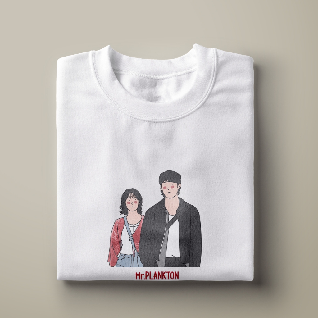KAOS KDRAMA MR PLANKTON KOREAN DRAMA T-SHIRT KOREAN DRAMA KDRAMA MERCHANDISE KAOS DRAMA KOREA