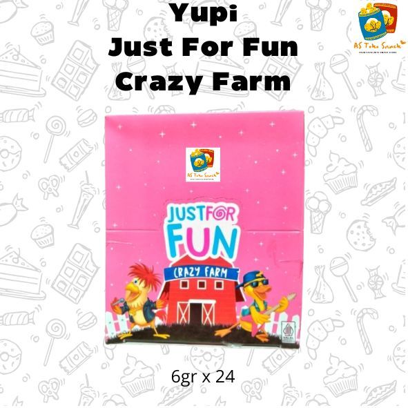 

Yupi Just For Fun Crazy Farm 6gr (1 Box Isi 24)