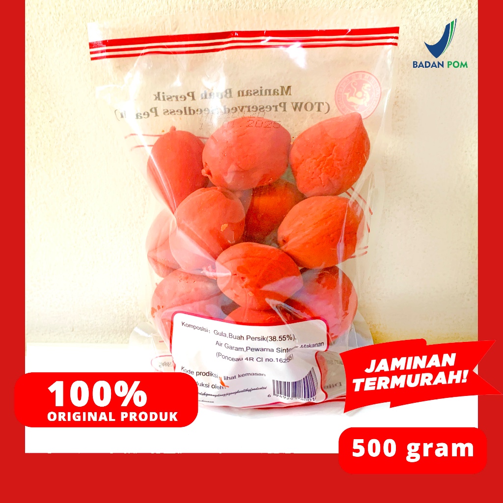 

MANISAN PERSIK TANPA BIJI ANGTOW SIANTOW PRESERVED PEACH SEEDLESS CHEN LIANG JI
