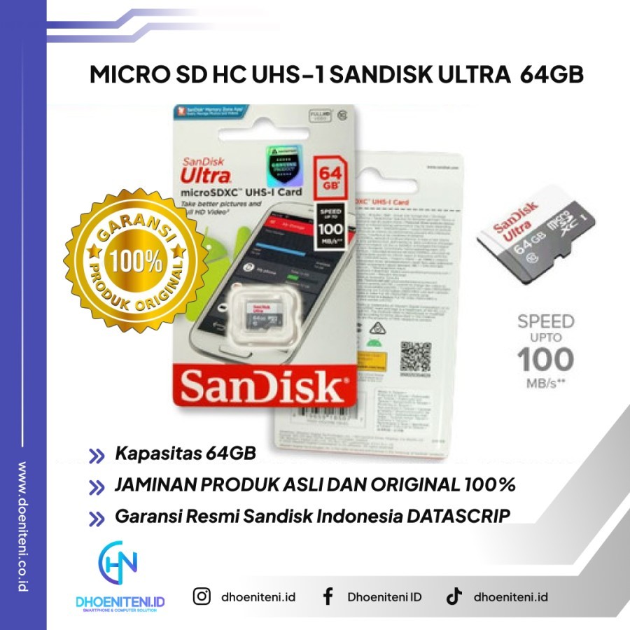 sandisk micro sd ultra 64gb class 10
