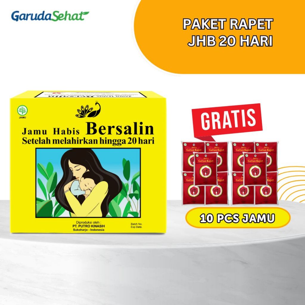 

PAKET RAPET JAMU HABIS BERSALIN 20 HARI
