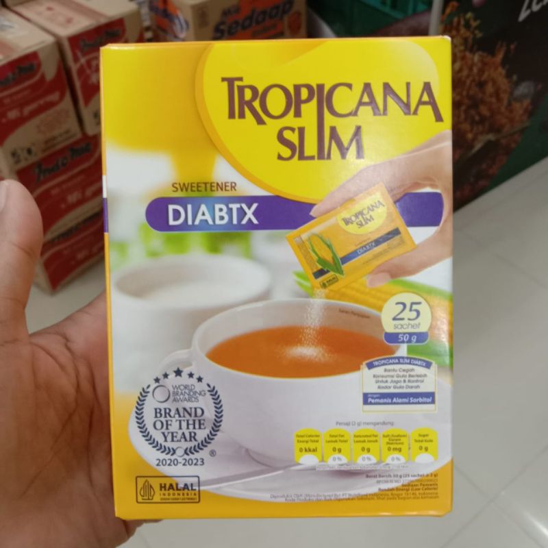 

Tropicana Slim Diabtx 25 sachet