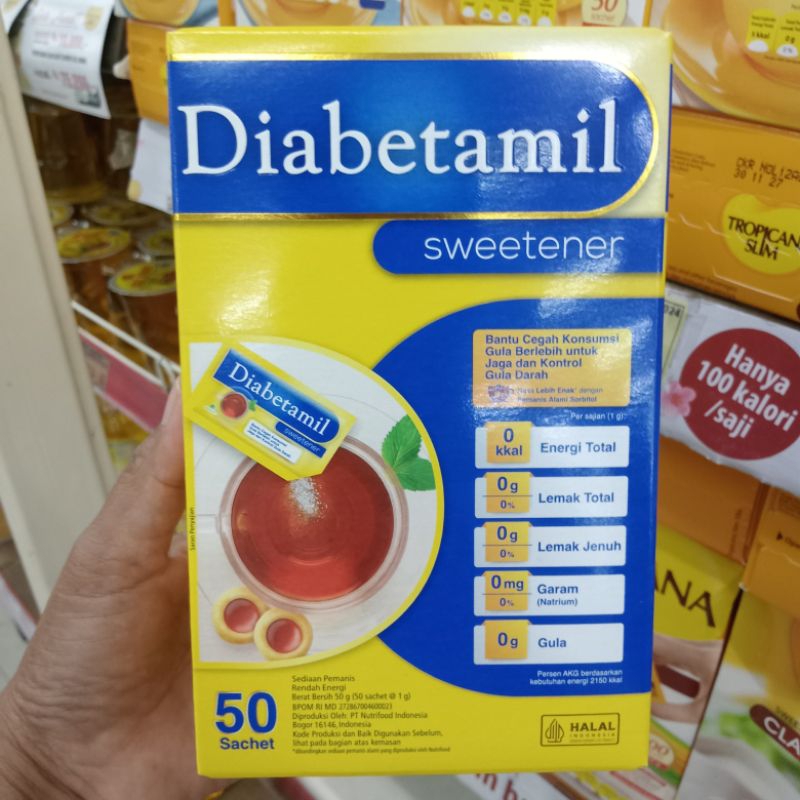 

Diabetamil Sweetener 50 sachet