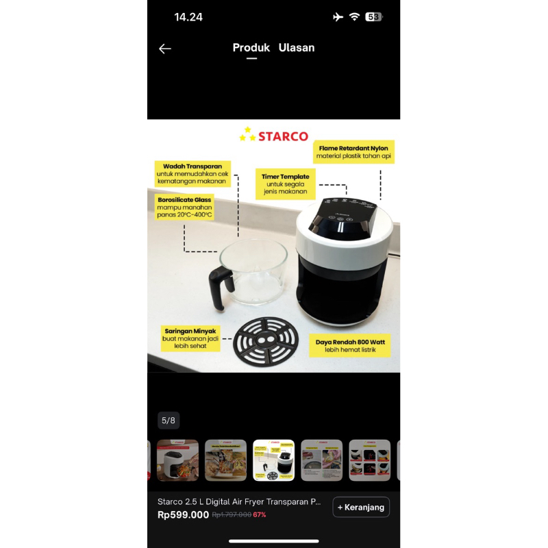 STARCO AIR FRYER