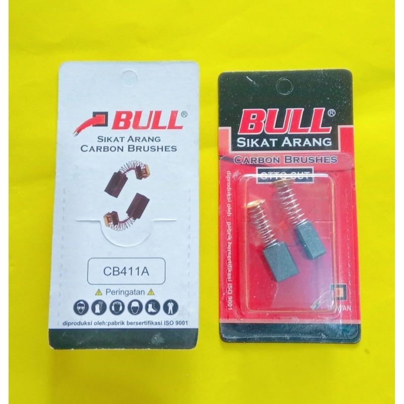 CB 411 BULL/CARBON BRUSH 411 BUL/KUL MESIN GERINDA MODERN/ARANG SPUL MESIN GERINDA BULL MODERN/CARBO