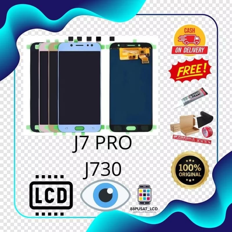 LCD FULLSET SAMSUNG J730 / J7 PRO 2017  / J730 ORIGINAL TOUCHSCREEN LCD
